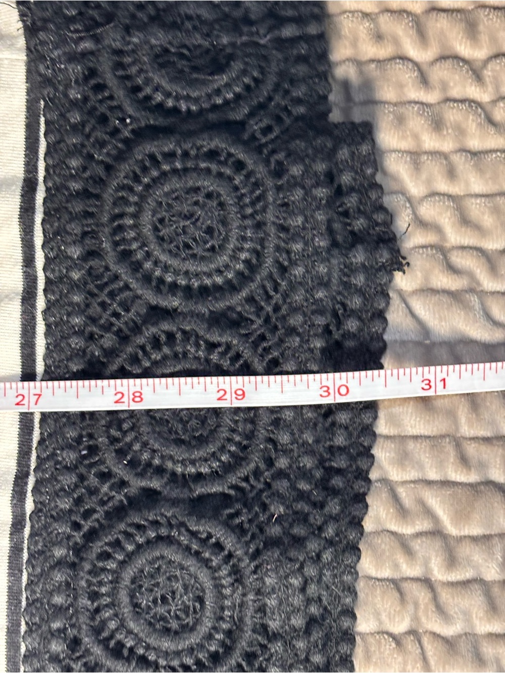 Forever 21 Black & White Striped Short Sleeve Shift Dress with Lace Trim - Picture 4 of 5